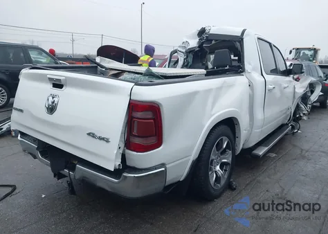 2019 Ram 1500 Laramie 4X4 5'7 Box from USA, damaged, VIN 1C6SRFJT0KN732569